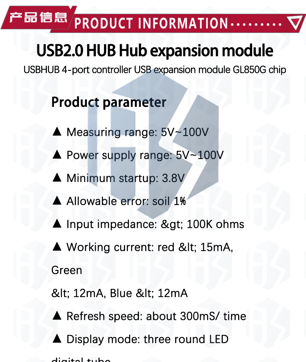 DC5-100V Digital Voltmeter LED Digital Display Circular Voltmeter Car Voltage Current Meter Volt Detector Tester Monitor Panel