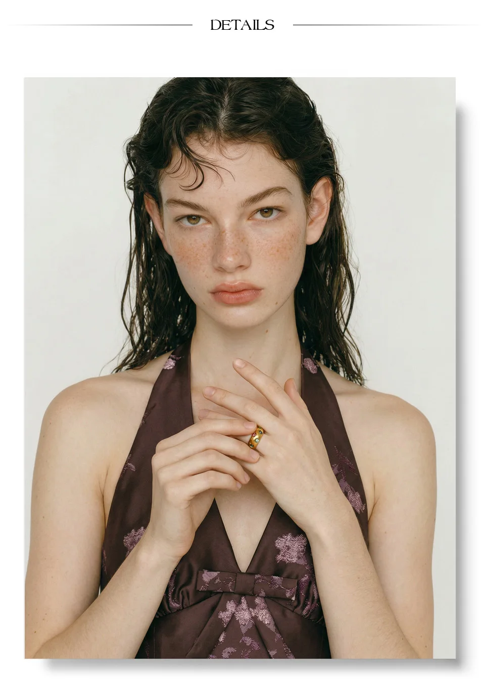 Yhpup Size 6789 Stainless Steel Colorful Cubic Zirconia Casting Ring High Quality Fashion Metal Delicate Stylish Popular Jewelry