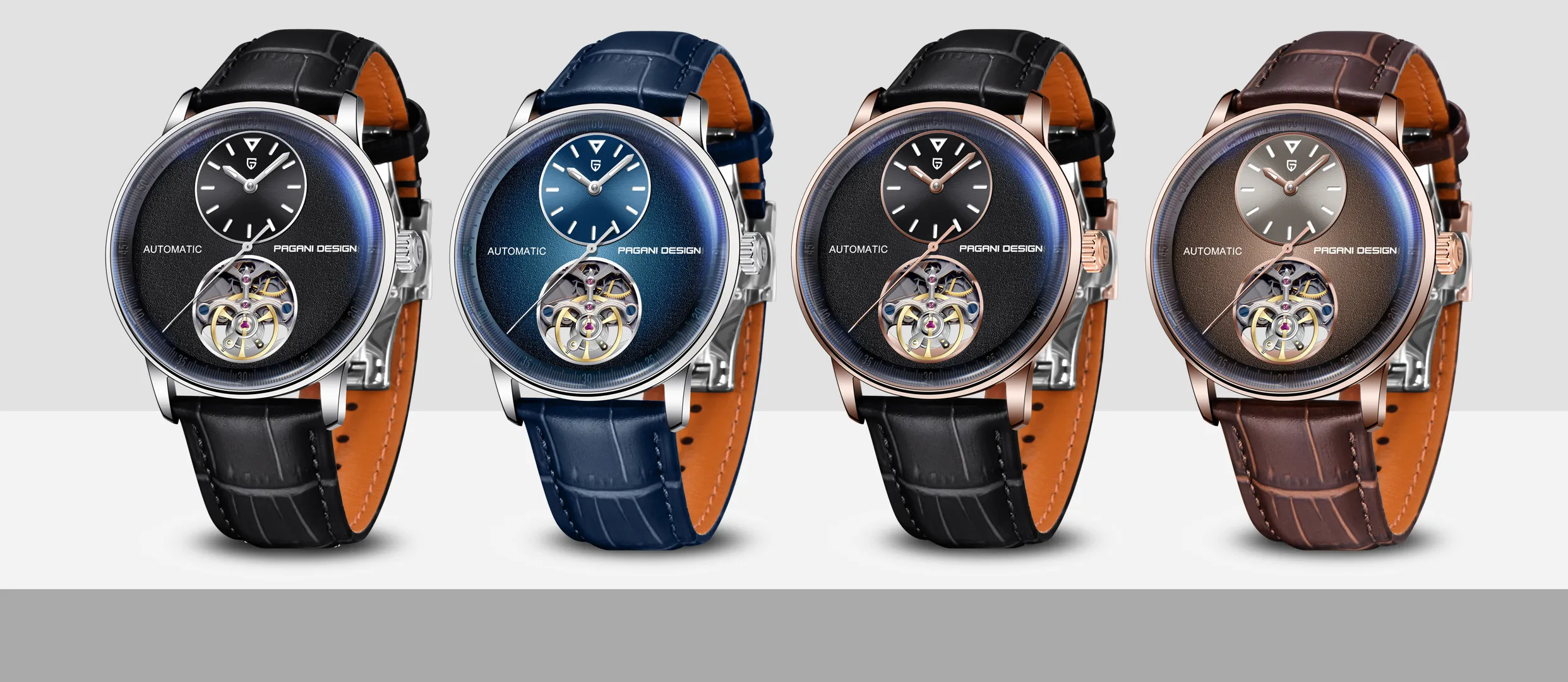 PAGANI DESIGN 42MM Casual Minimalist Men Mechanical Watches Luxury Automatic Watch 100M waterproof Sapphire Glass Watch for Men