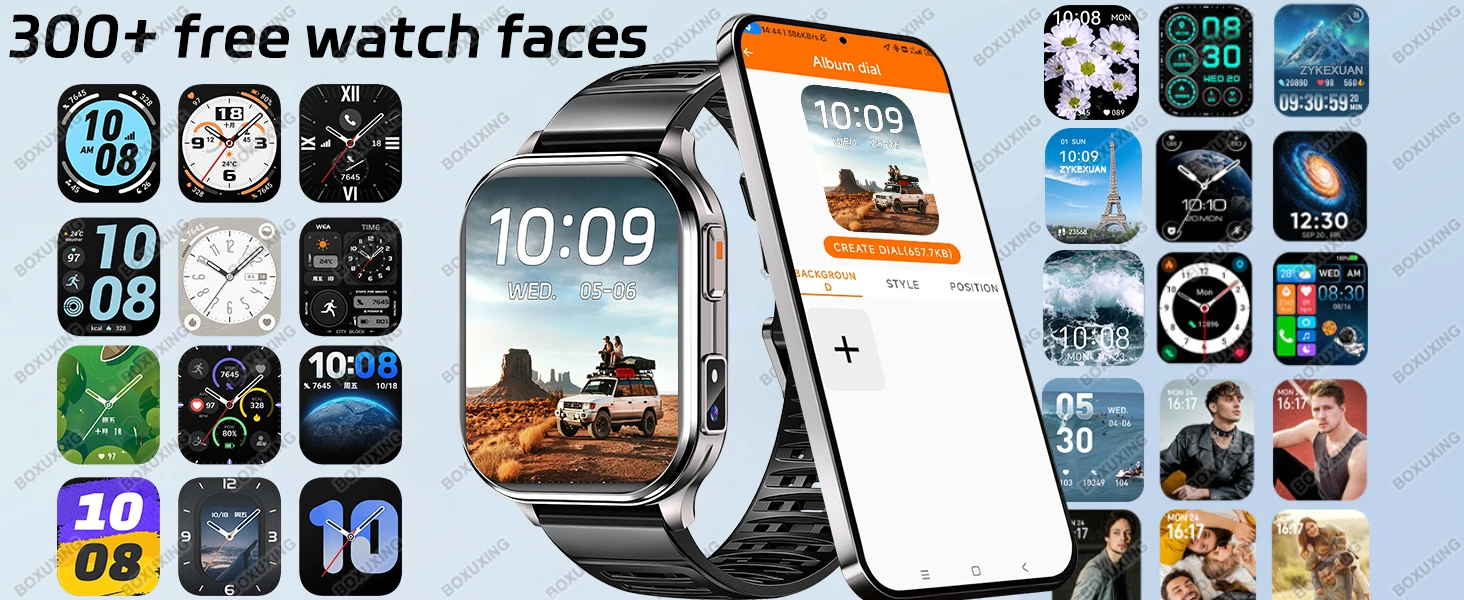 2026 New Smart Watch With Camera Men Women Photos Record Video Health Sports Fitness IP68 Waterproof Call Recording Smartwatches