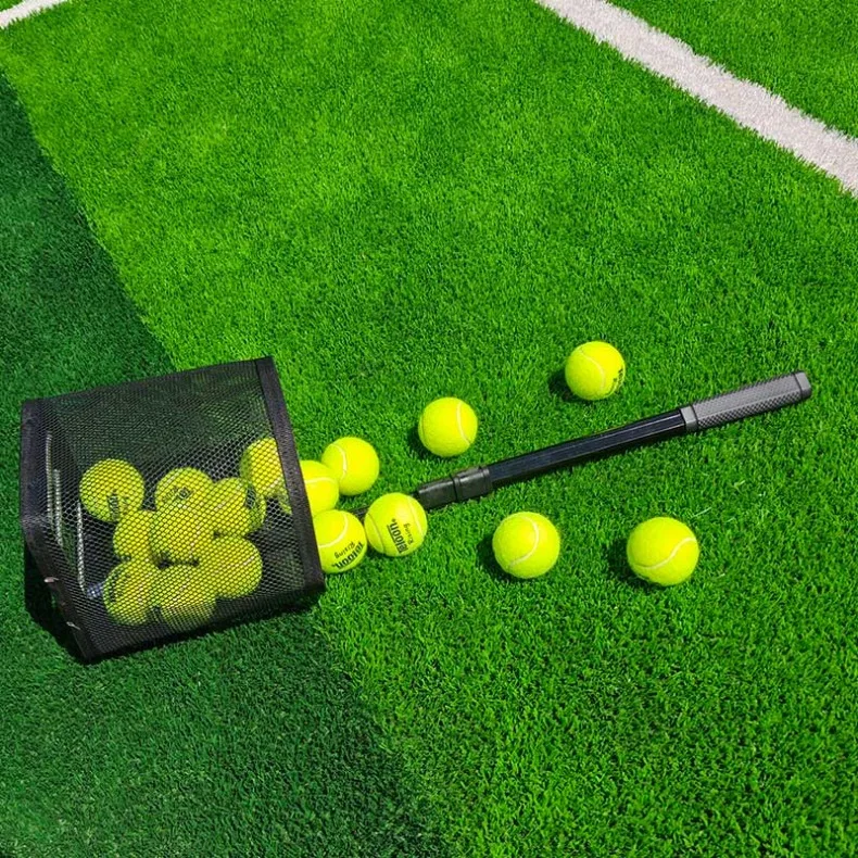 Scalable Tennis Ball Picker Portable Tennis Ball Collector Large Capacity Balls Pick Up Frame Stainless Steel Sports Equipment