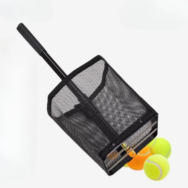 Scalable Tennis Ball Picker Portable Tennis Ball Collector Large Capacity Balls Pick Up Frame Stainless Steel Sports Equipment