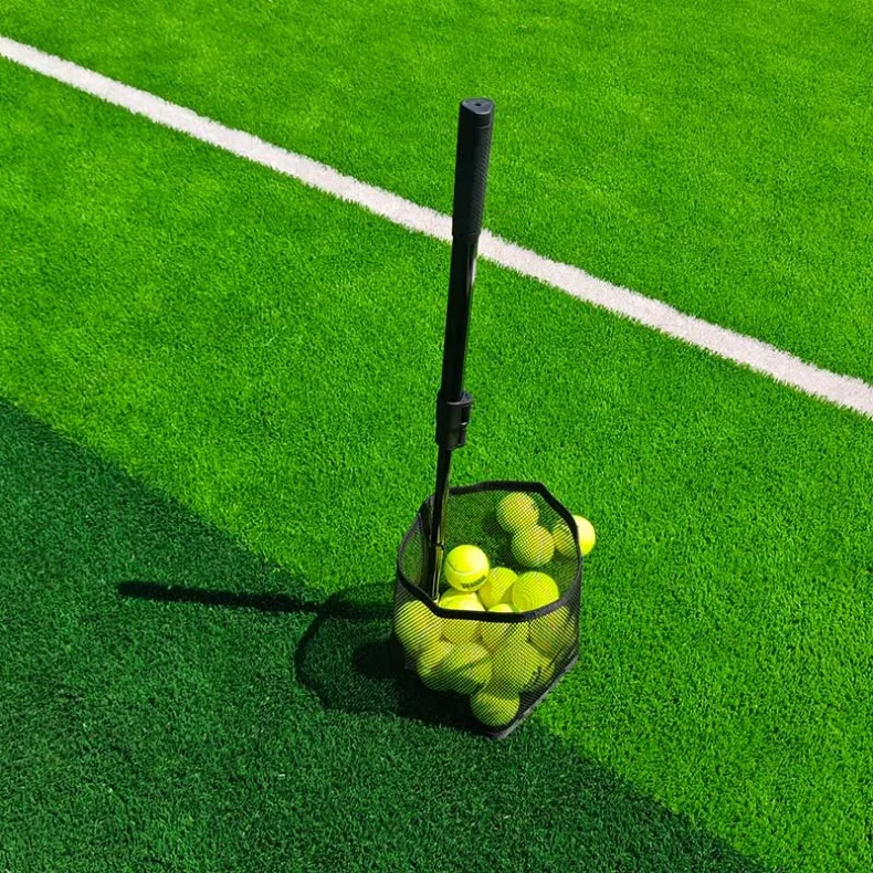 Scalable Tennis Ball Picker Portable Tennis Ball Collector Large Capacity Balls Pick Up Frame Stainless Steel Sports Equipment