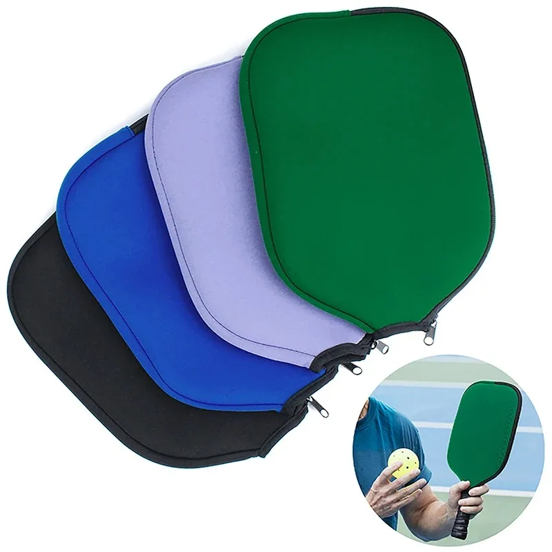 Racket Pack Neoprene Pickleball Paddle Cover Pickleball Racket Sleeve Protect Case Dust Cover Racket Storage Bag Protective Cove