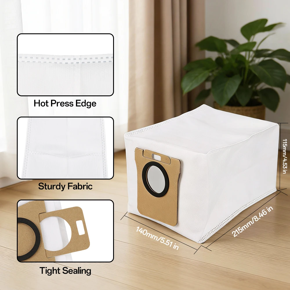 Dust Bag Compatible with Dreame L10s/L10/L20 Ultra S10/S10PRO for Xiaomi X10 X20 Pro/X20 Pro Plus Replacement Bag Accessories