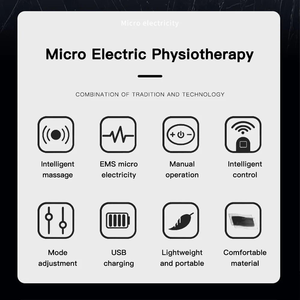 Electric EMS Foot Massager Pad Relief Pain Relax Feet Acupoints Massage Mat Shock Muscle Stimulation Improve Blood Circulation
