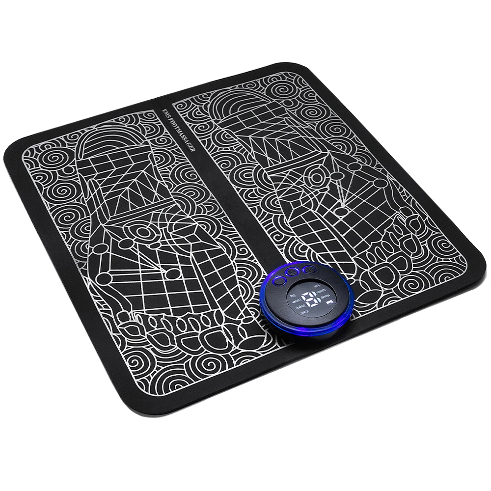 1PC Foot Massager TENS for Muscle Relaxation,LCD Display Screen,Back Massager & Legs Massager Pad with Remote Control