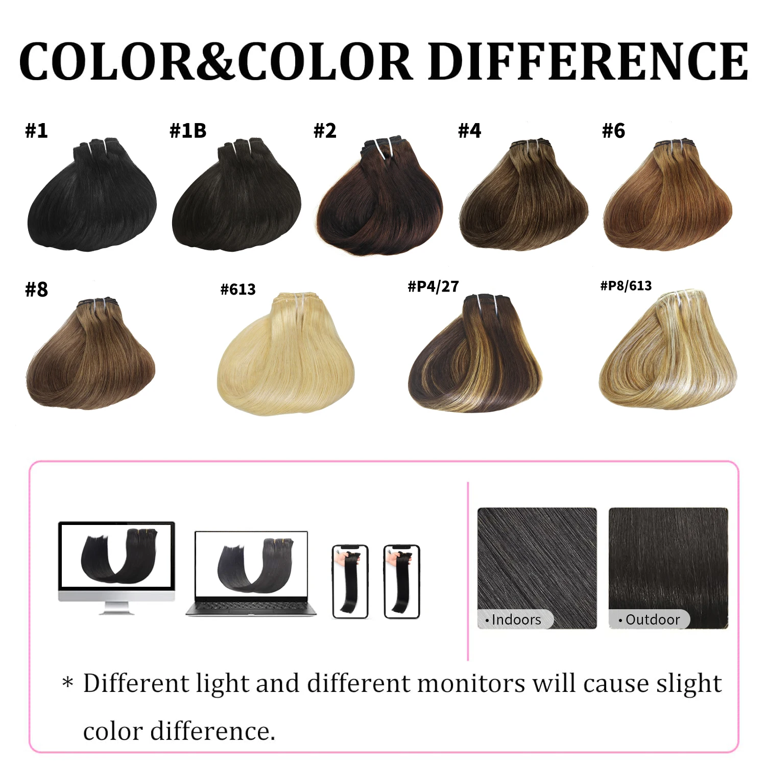Clip-in Hair Extensions Straight Real Human Hair Seamless 120g Natural Black Human Clip-In Extensions Invisible Straight 8Pcs