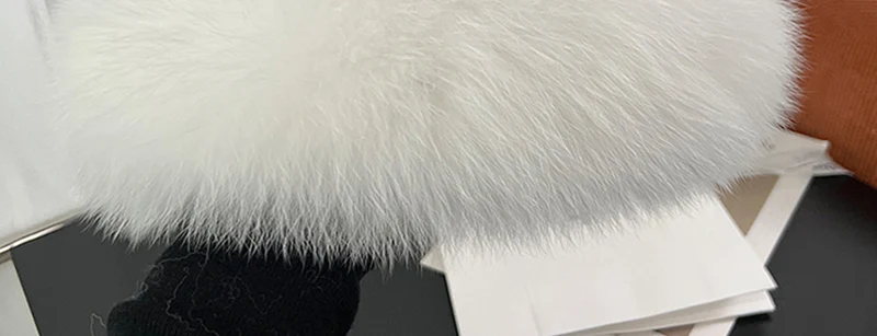 New Genuine Real Natural Knitted Mink Fur Hat Cap Luxury Women Handmade Knit Fashion Winter Headwear Warm Real Fox Fur Beanies