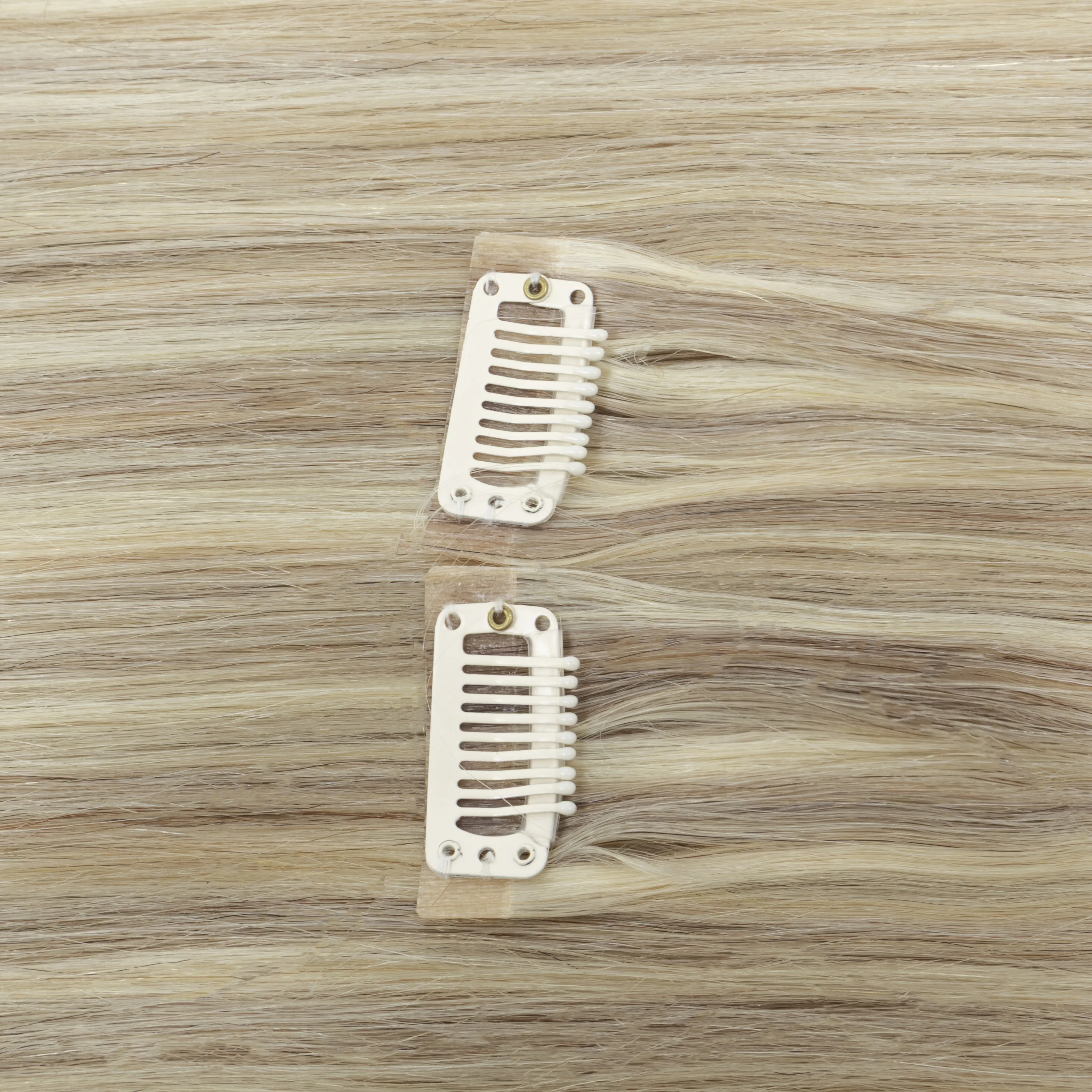 Invisible PU Weft Clip In Extension Human Hair Injected Clip in Hair Weft Machine Remy 12"-24" 7Pcs Silk Straight Clip On Hairs
