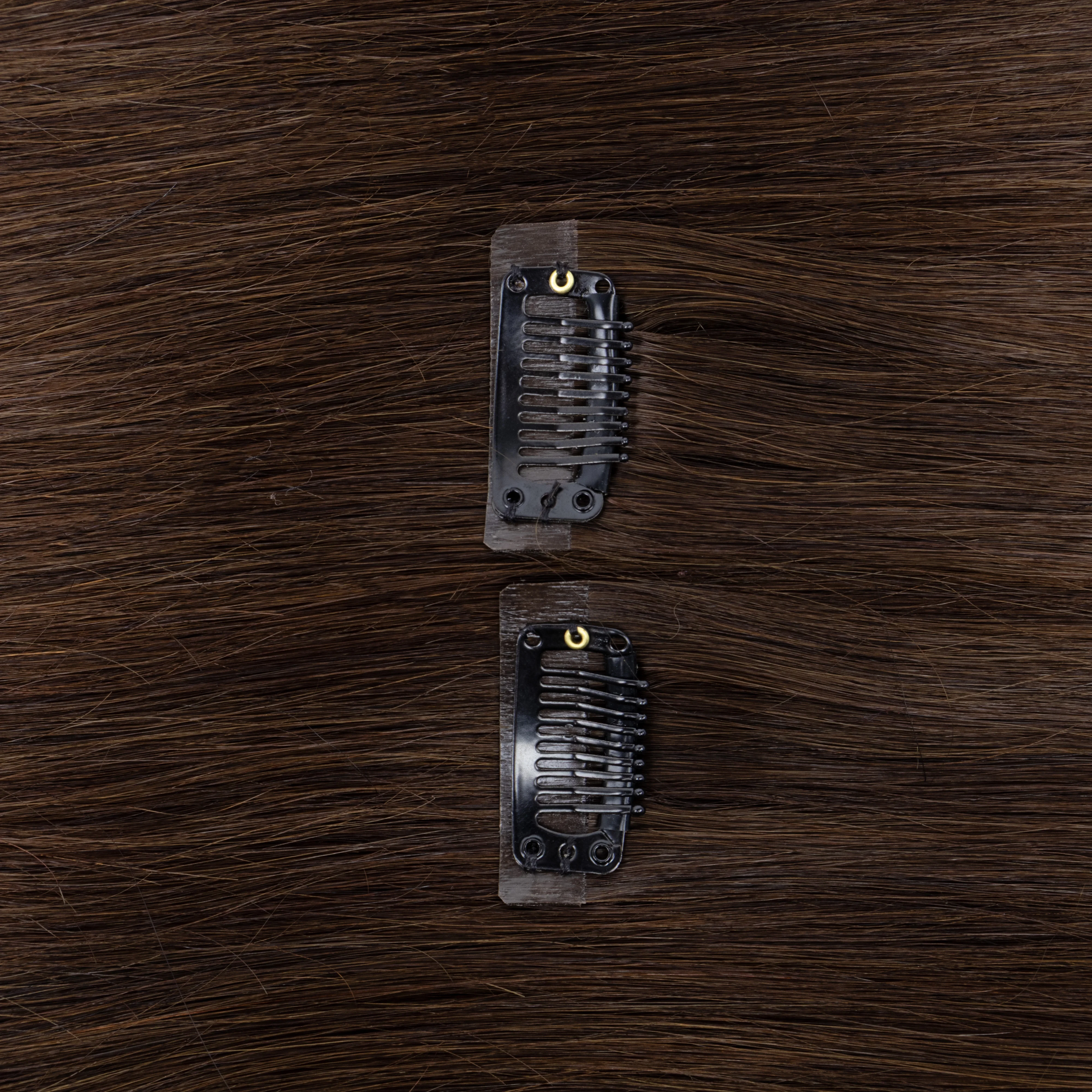 Invisible PU Weft Clip In Extension Human Hair Injected Clip in Hair Weft Machine Remy 12"-24" 7Pcs Silk Straight Clip On Hairs
