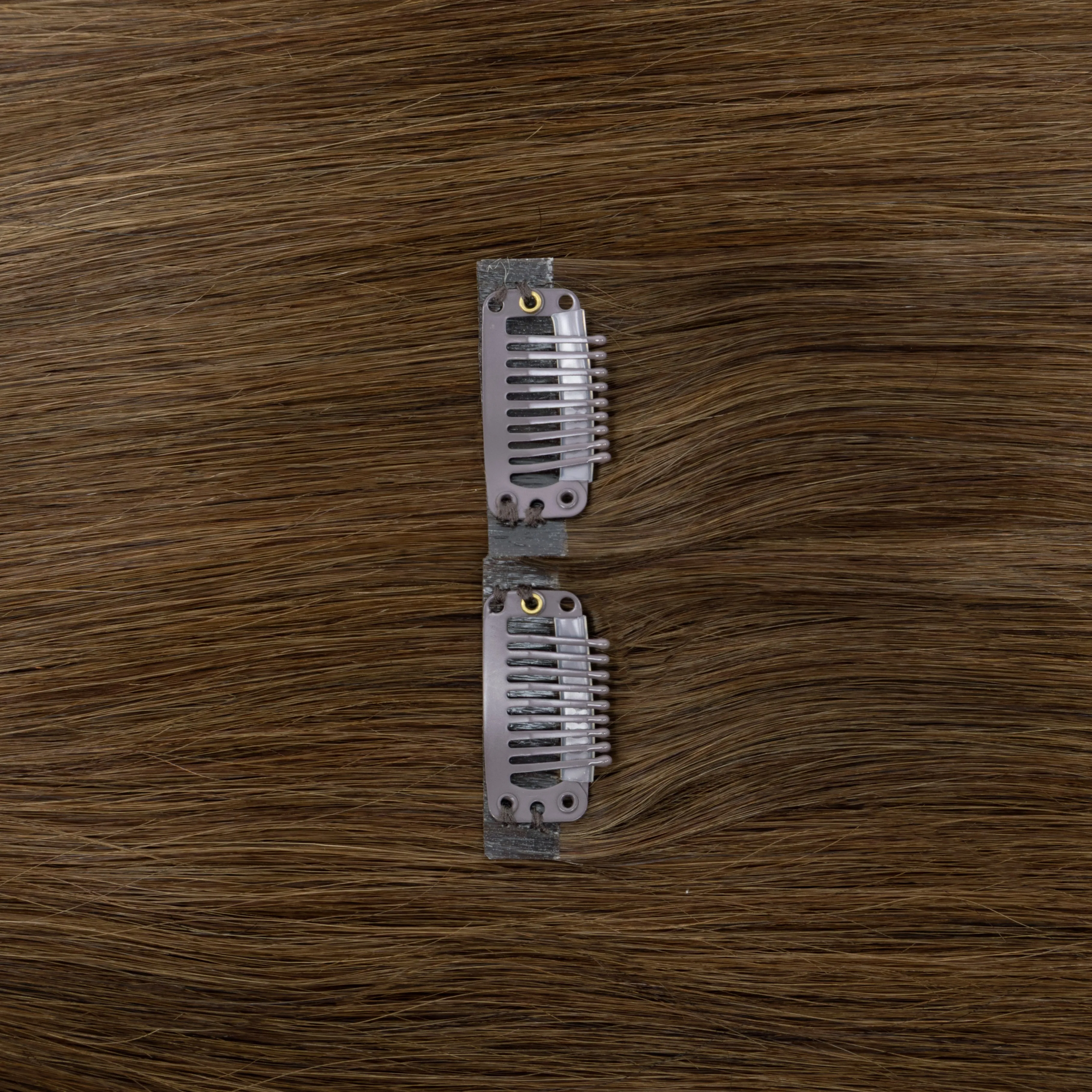 Invisible PU Weft Clip In Extension Human Hair Injected Clip in Hair Weft Machine Remy 12"-24" 7Pcs Silk Straight Clip On Hairs