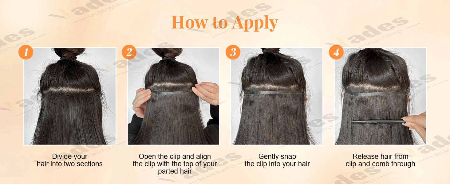 Invisible PU Weft Clip In Extension Human Hair Injected Clip in Hair Weft Machine Remy 12"-24" 7Pcs Silk Straight Clip On Hairs