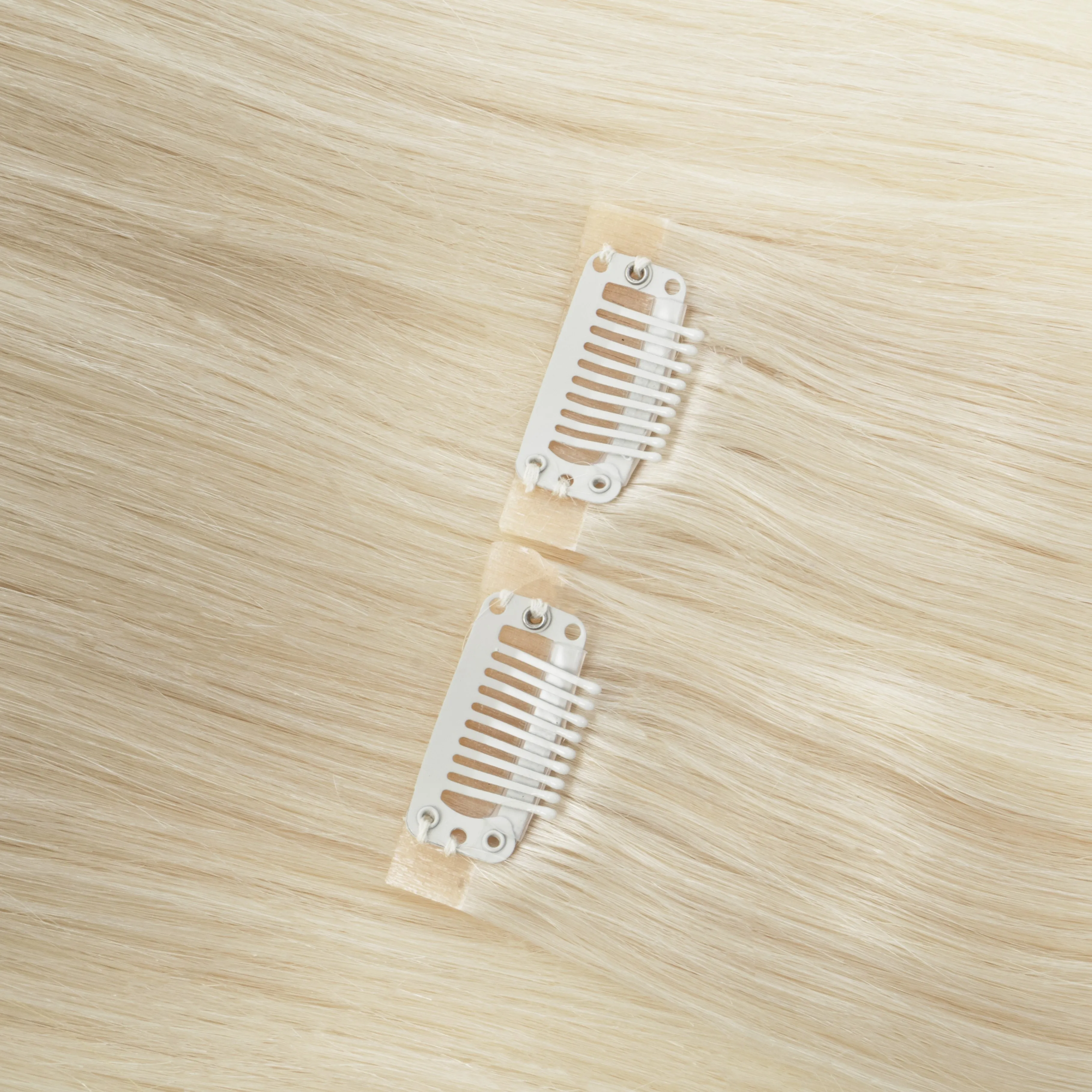 Invisible PU Weft Clip In Extension Human Hair Injected Clip in Hair Weft Machine Remy 12"-24" 7Pcs Silk Straight Clip On Hairs
