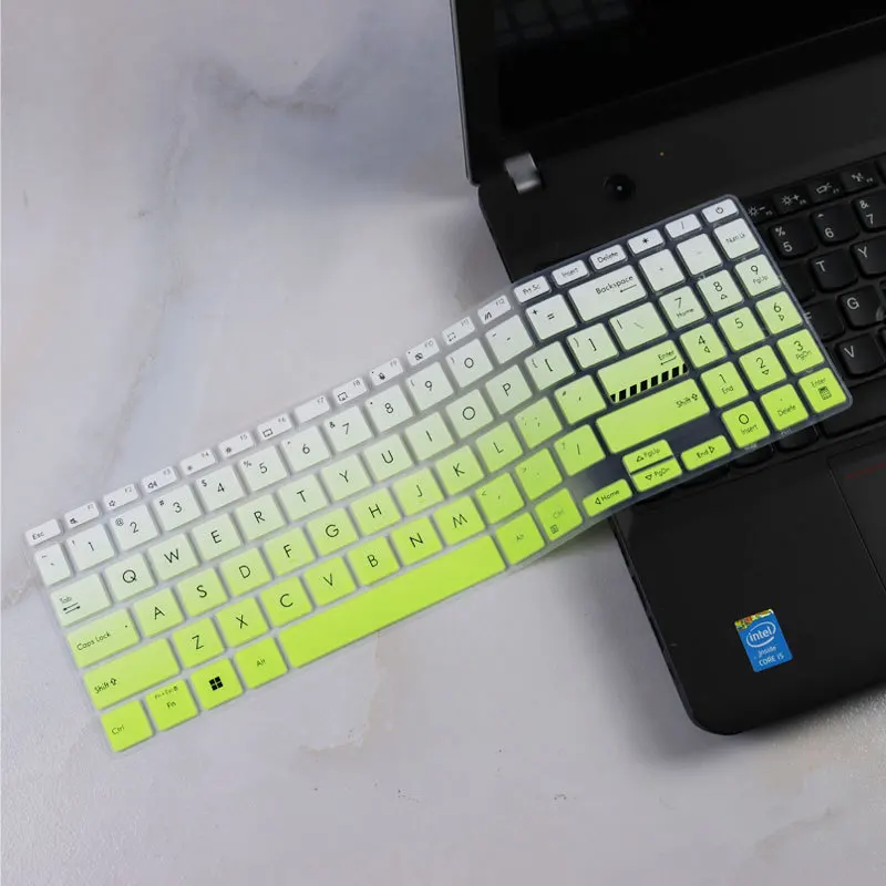 For Asus Vivobook 15 2023 F1504 X1504 X1504ZA X1504VA X1504Z X1504V 15.6 inch Silicone Laptop Keyboard Cover Skin