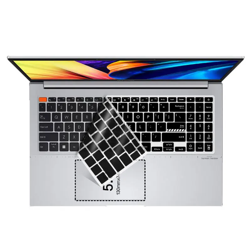 For Asus Vivobook 15 2023 F1504 X1504 X1504ZA X1504VA X1504Z X1504V 15.6 inch Silicone Laptop Keyboard Cover Skin