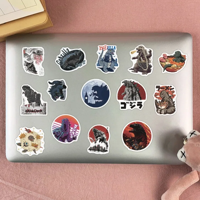 50pcs Godzilla Vs Kong Stickers King of The Monsters Laptop Logo Decal Macbook Cup Guitar Luggage Fridge Skateboard Bicycle Gift