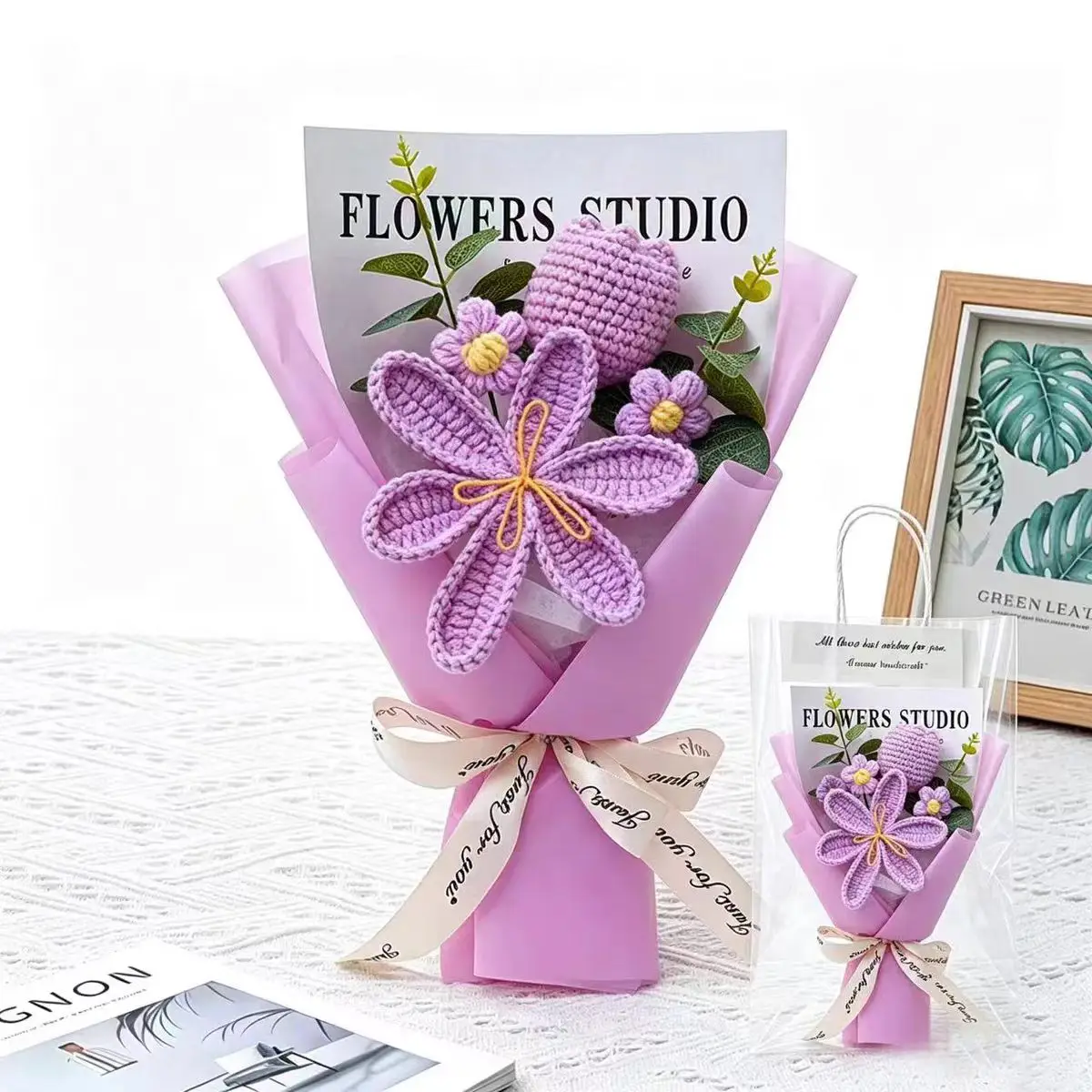 Stuffed Animals Creative Handmade Bouquet Christmas Birthday Gifts