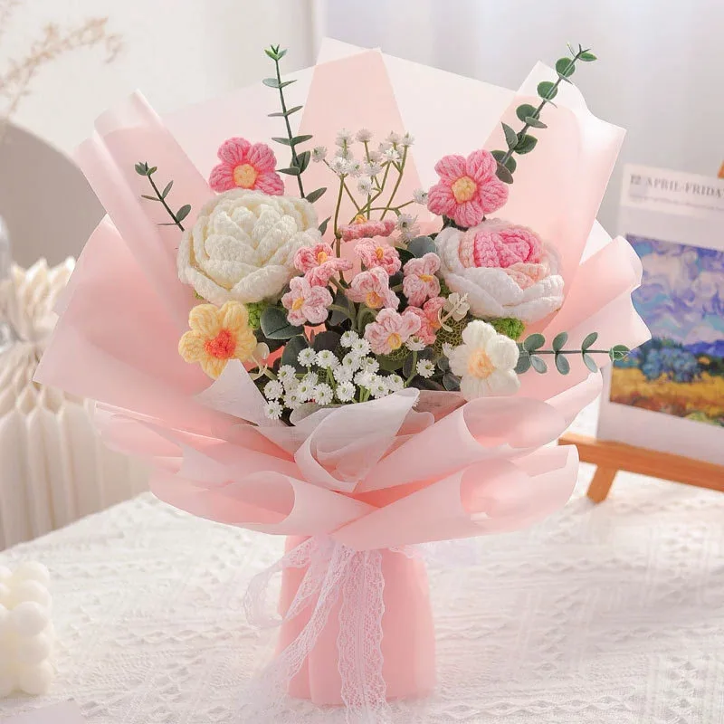 Stuffed Animals Creative Handmade Bouquet Christmas Birthday Gifts