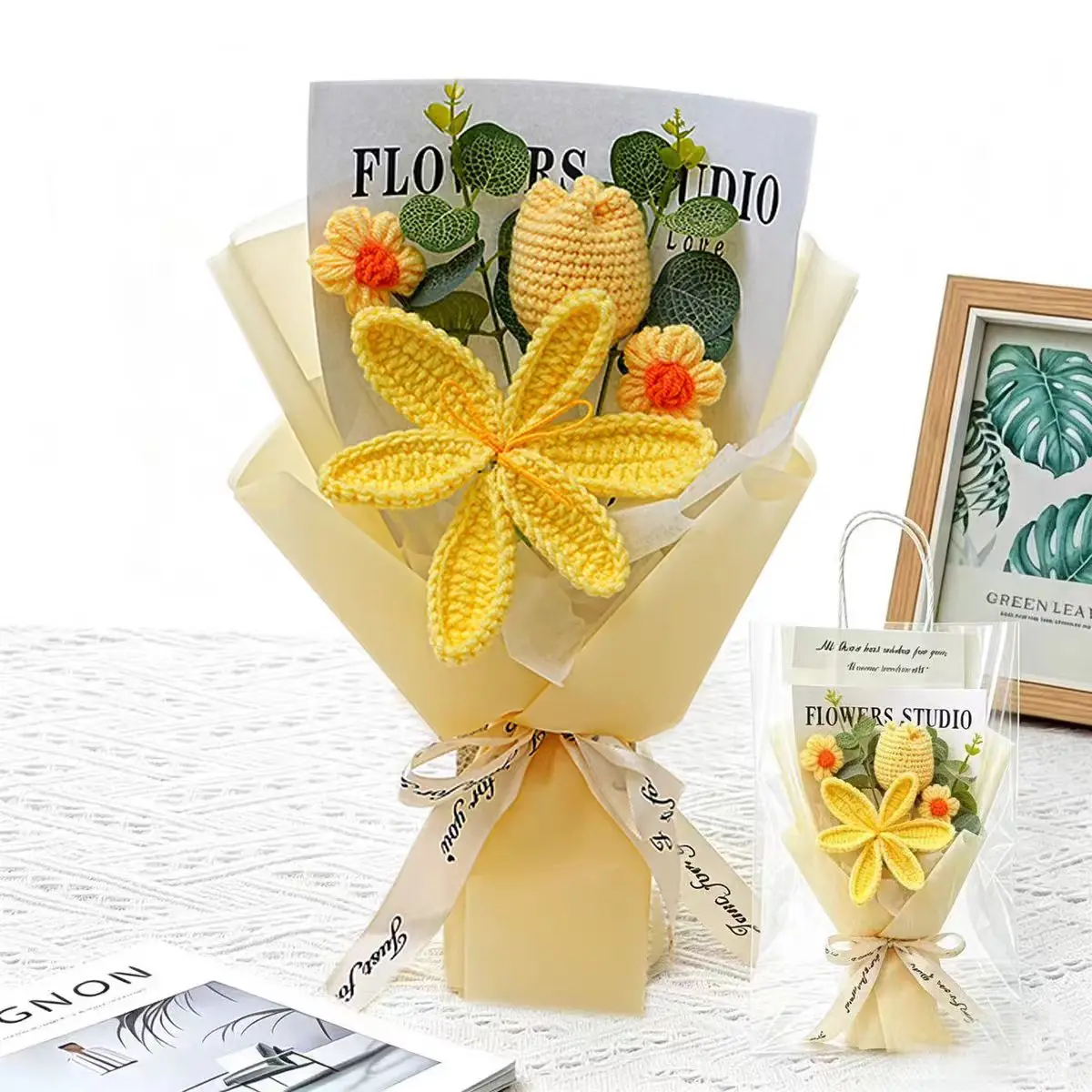 Stuffed Animals Creative Handmade Bouquet Christmas Birthday Gifts