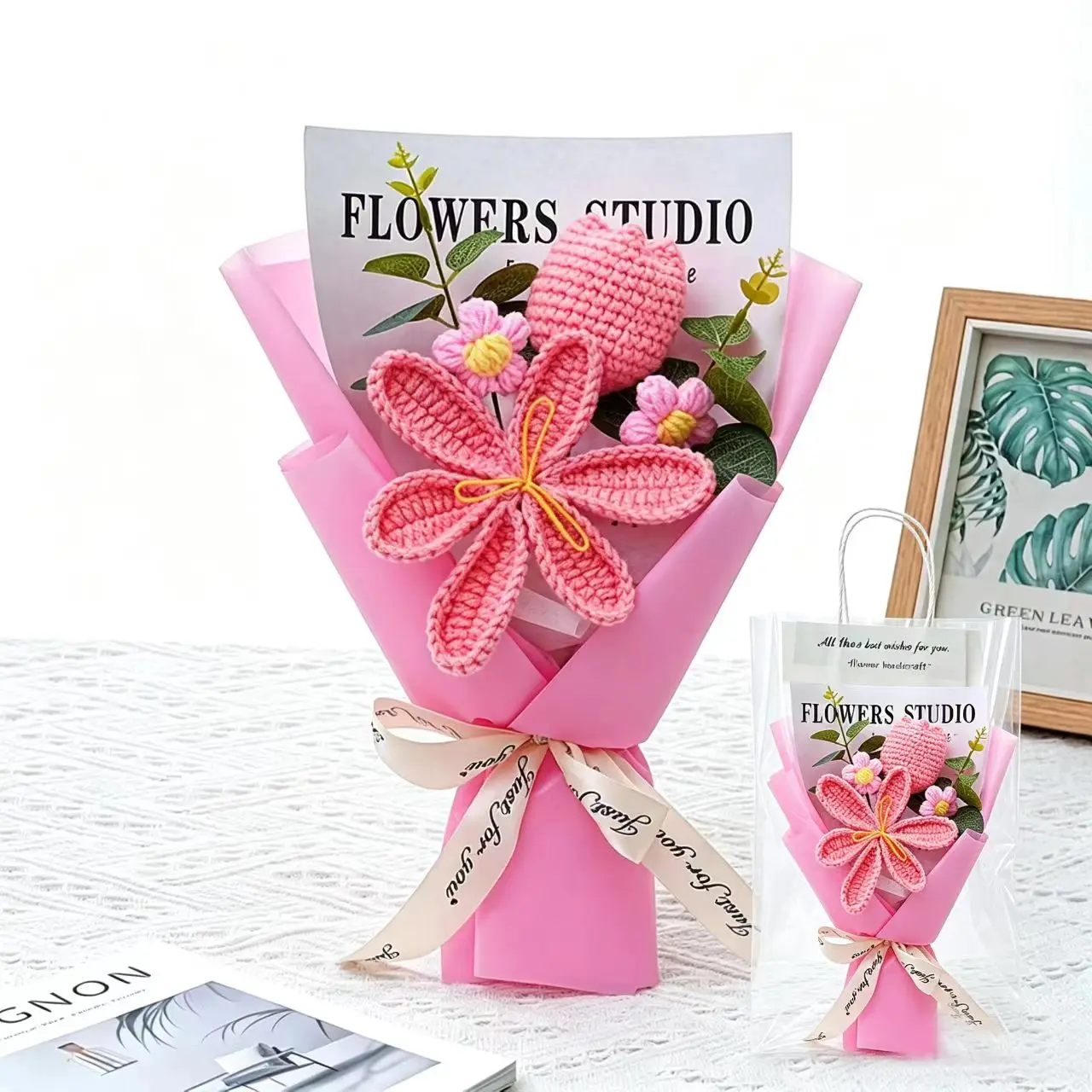 Stuffed Animals Creative Handmade Bouquet Christmas Birthday Gifts