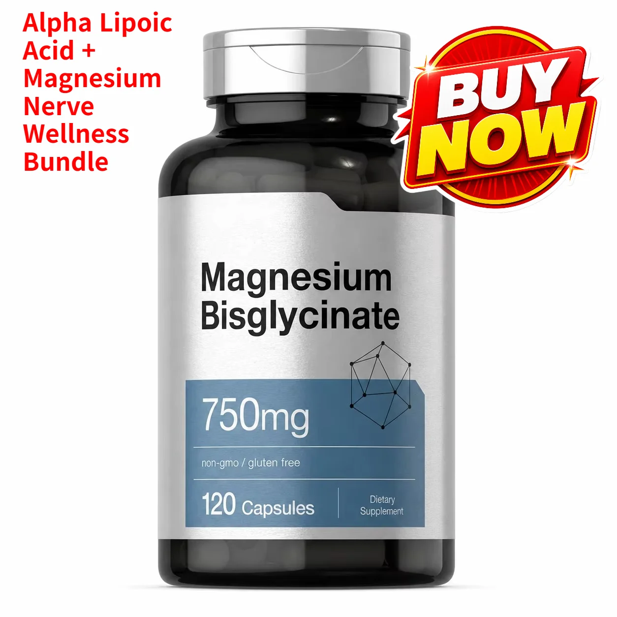 Alpha Lipoic Acid 6-in-1 Formula 1000mg,Antioxidant,Immunity,Energy Support,with Turmeric,Selenium,Vitamin C, E & B12,120 Count