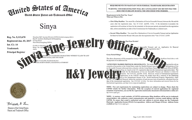 Sinya Hot Sale Promotion 18k Au750 Gold Necklace Clavicle Shine O Chain High Luster Good Quality for Women Ladies Girl DIY Use