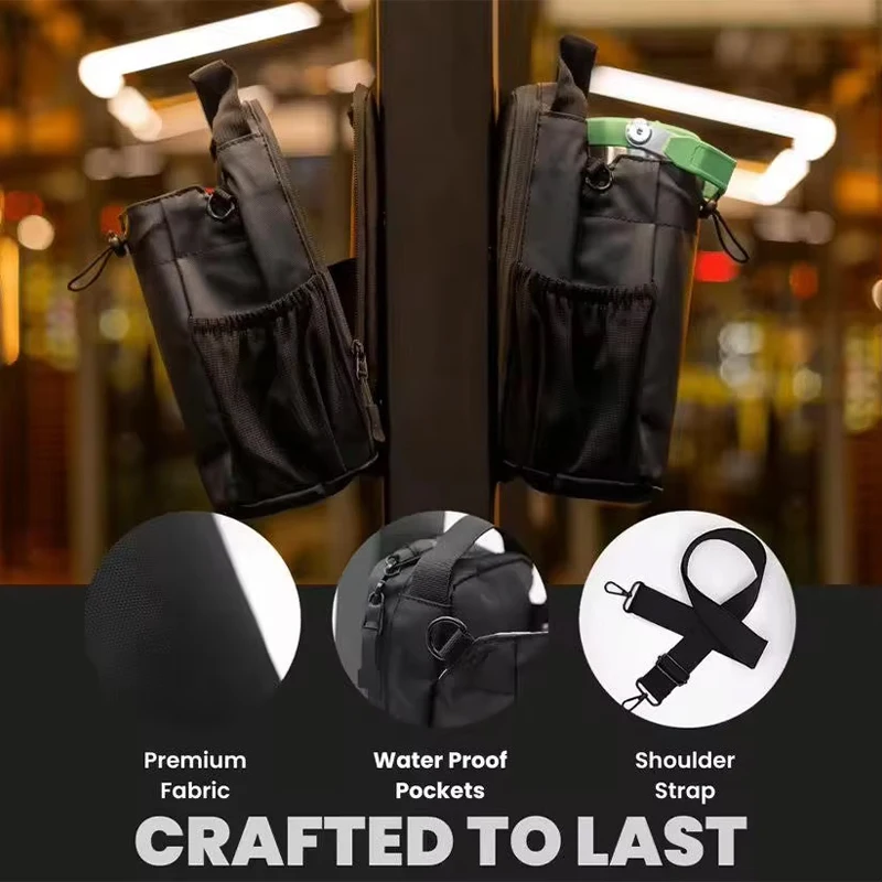 Sports Molle Fitness Strong Magnetic Force Bag Customized Design Water Bottle Multi-Function Carrier Gym Magnetic Bags Pouch
