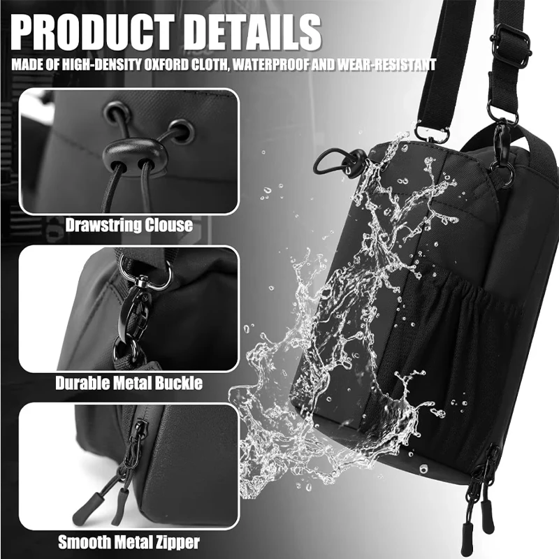 Sports Molle Fitness Strong Magnetic Force Bag Customized Design Water Bottle Multi-Function Carrier Gym Magnetic Bags Pouch