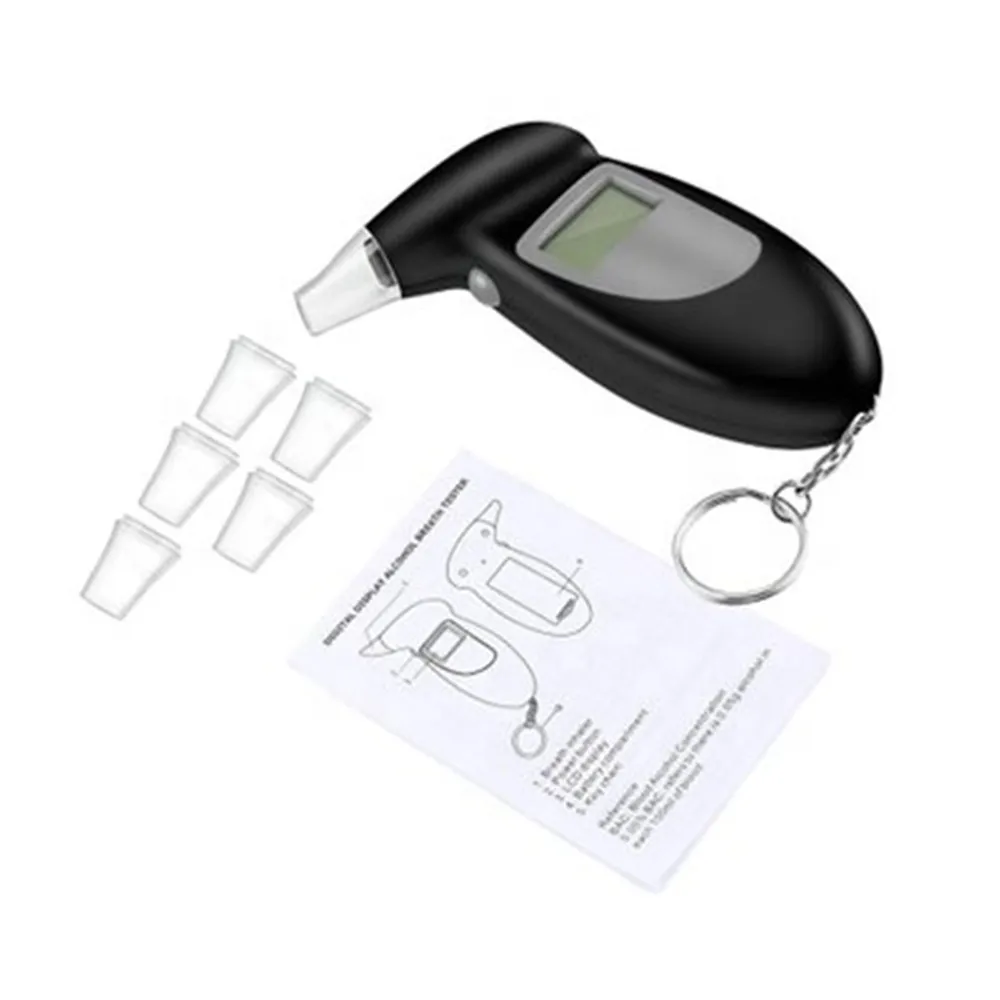 Professional Digital Breath Tester Breathalyzer Alcohol Breath Tester Alcohol Detector Lcd Detector Backlight Light Dropshipping