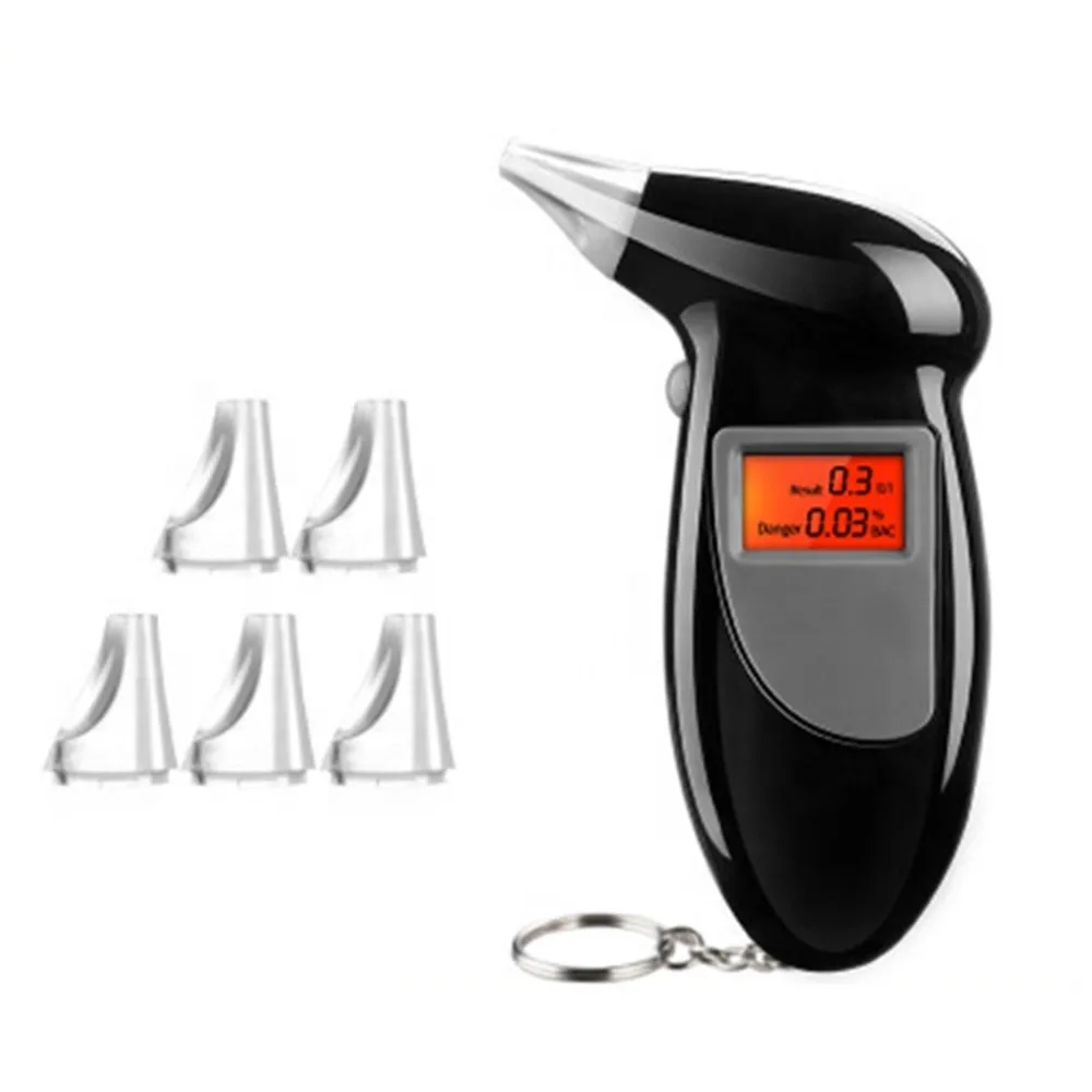 Professional Digital Breath Tester Breathalyzer Alcohol Breath Tester Alcohol Detector Lcd Detector Backlight Light Dropshipping