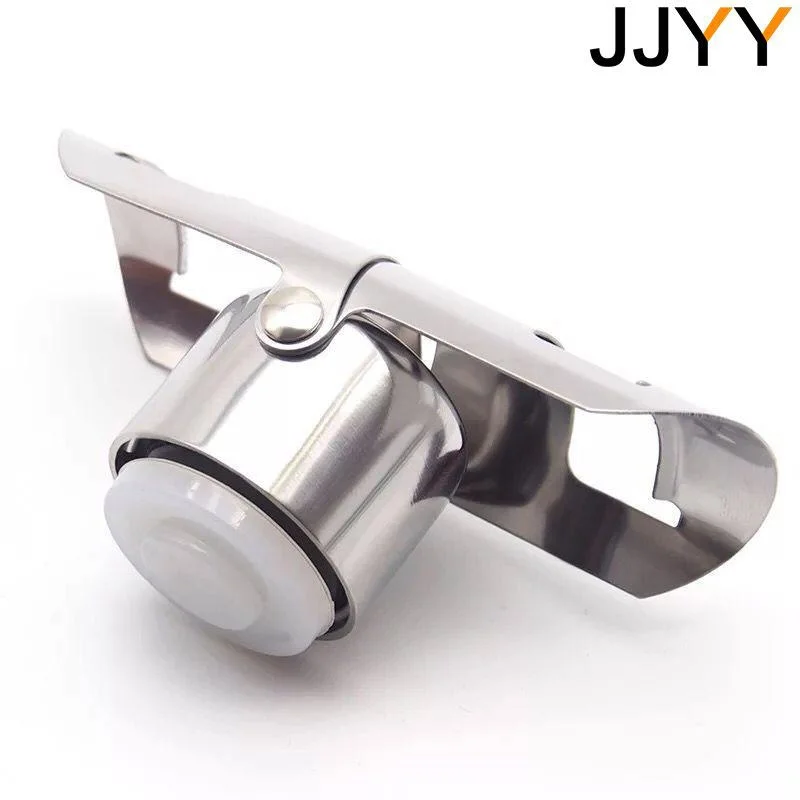 Portable Stainless Latches Champagne Sparkling Wine Bottle Stopper Sealer Bar Wine Plug Liquor Spirit Flow Red Wine Bottle Cap
