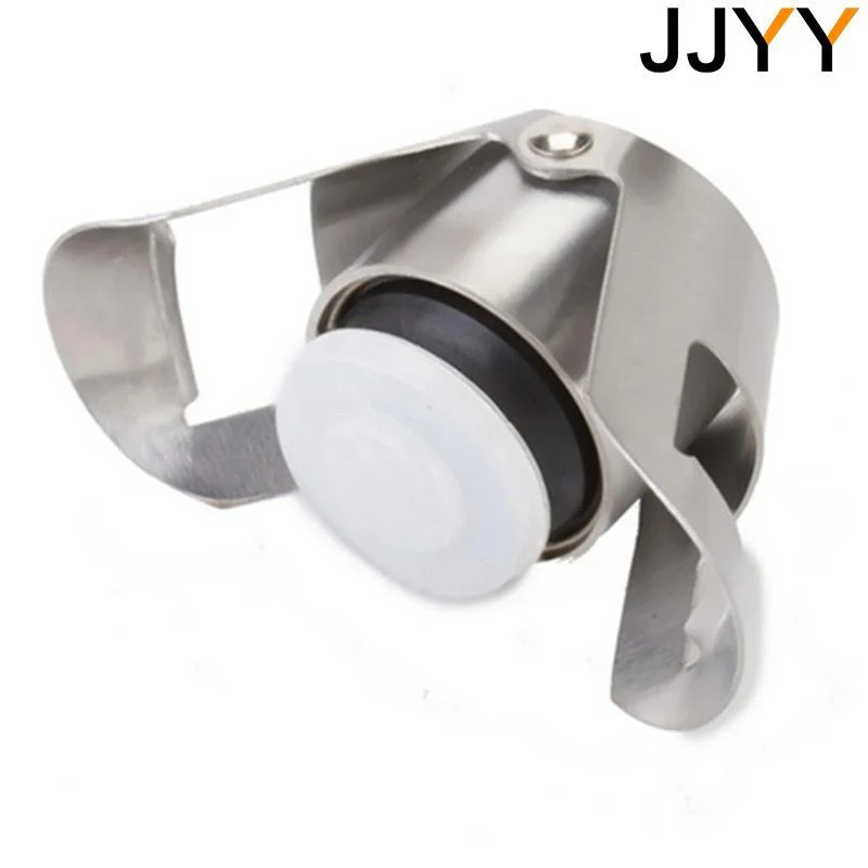 Portable Stainless Latches Champagne Sparkling Wine Bottle Stopper Sealer Bar Wine Plug Liquor Spirit Flow Red Wine Bottle Cap