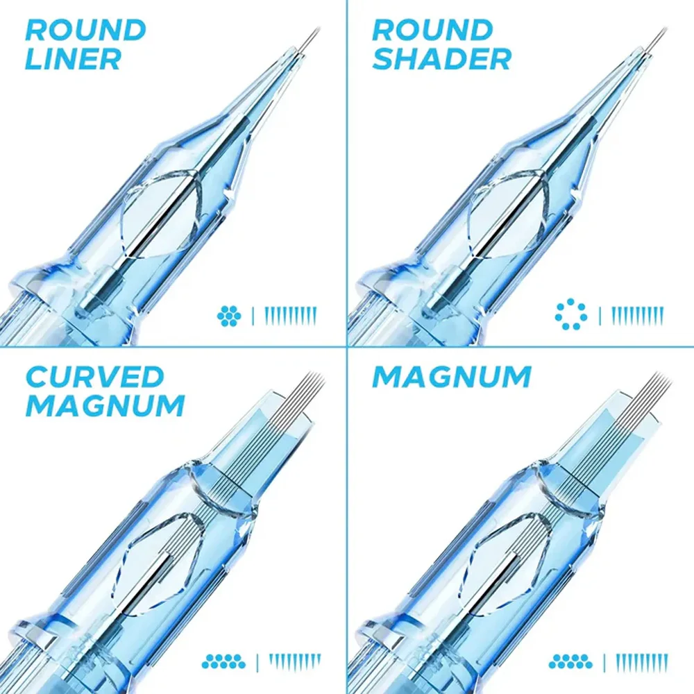 10/20PCS EMALLA Eliot Tattoo Cartridge Needles RL RS CM MG Disposable Sterilized EMALLA Official Genuine Cartridge Needles