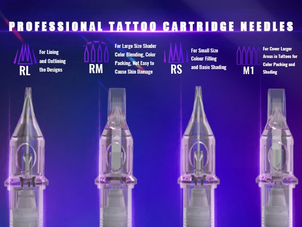 50/20/10PCS Tattoo Cartridge Needles Individual Package Professional Permanent Makeup Sterile Tattoo Needle for Tattoo Machine