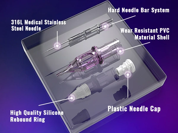 50/20/10PCS Tattoo Cartridge Needles Individual Package Professional Permanent Makeup Sterile Tattoo Needle for Tattoo Machine