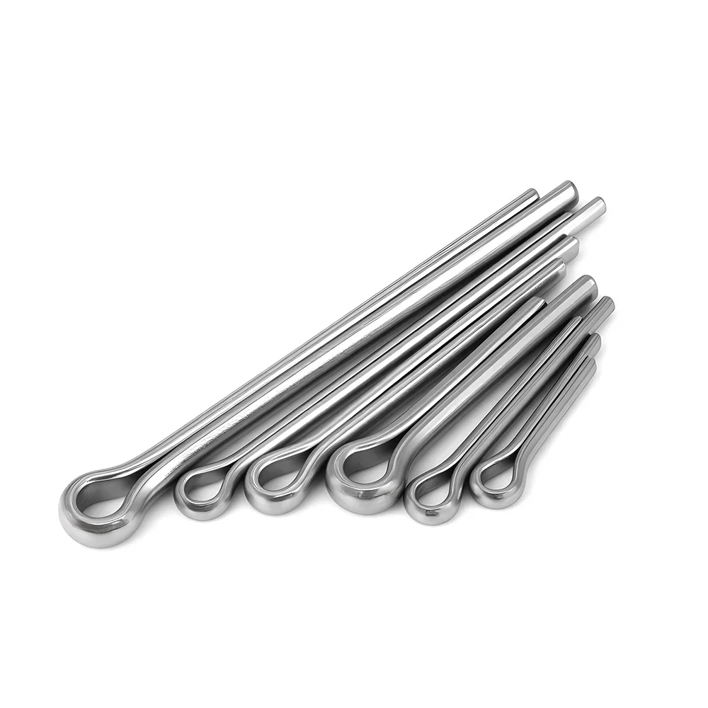 8-100mm 304 Stainless Steel Cotter Pin Metal U Clip Metal Fixing Shaft Lock Split Pins M1 M1.2 M1.5 M1.6 M2 M2.5 M3 M4 M5 M6 M8