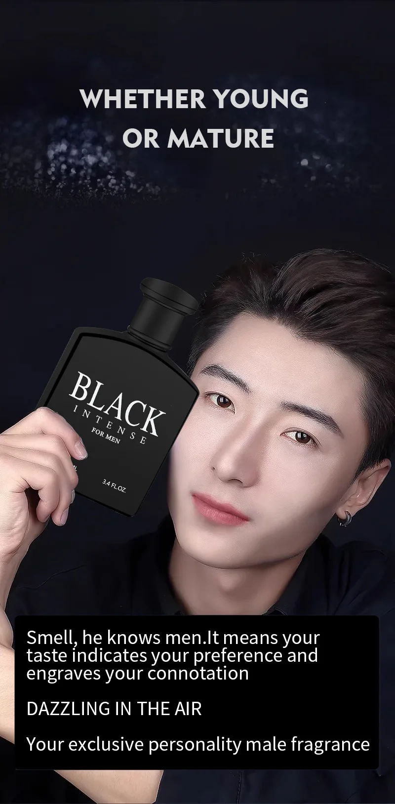 100ML Brand Perfume Musk Man Perfume Spray Long Lasting Floral Light Fragrance Seductive Romance Gift