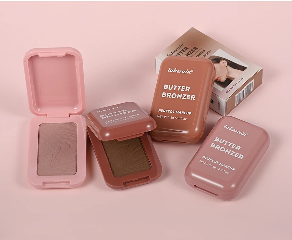 Professional Makeup Powder Blush 12HR Wear Vegan Formula Blusher Makeup Blush in Bar Cosmetics Palette Powder Pink Cream Face