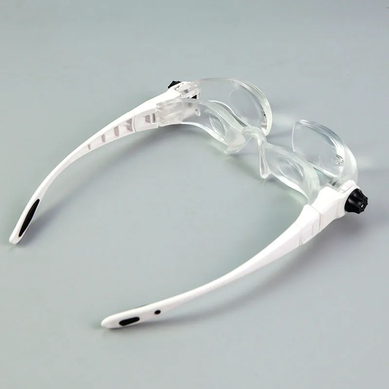 Zoom Mobile Phone Glasses Magnifying Glass Cellphone Screen Wearing Magnifier with Phone Holder