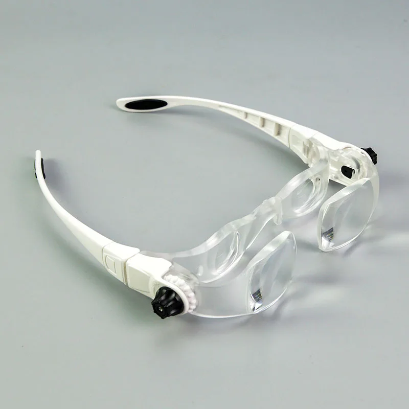 Zoom Mobile Phone Glasses Magnifying Glass Cellphone Screen Wearing Magnifier with Phone Holder