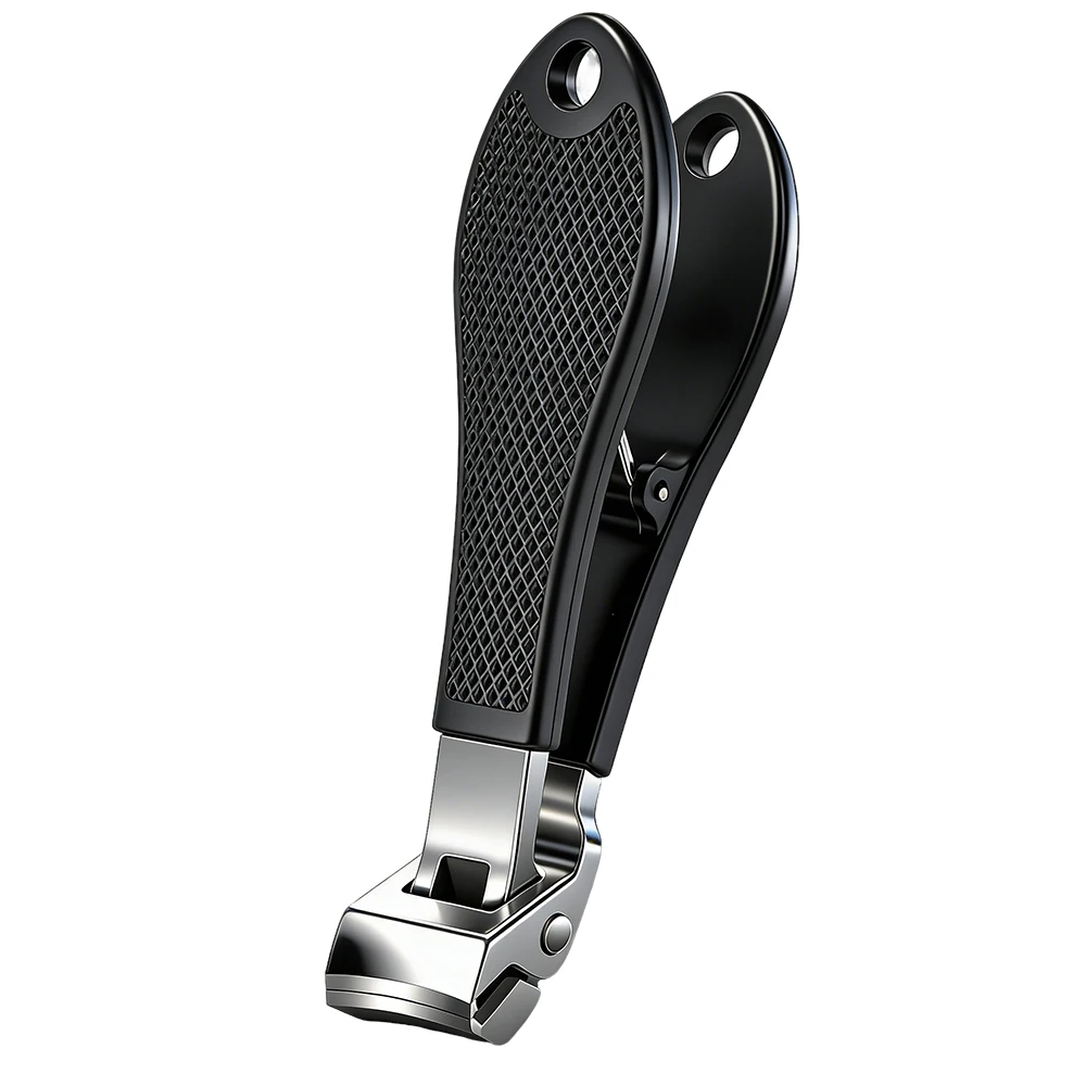 Angled Head Nail Clippers Woman Man Toenail Clipper Thick Nails Stainless Steel Curved Blade Nail Cutter Trimmer Manicure Tools