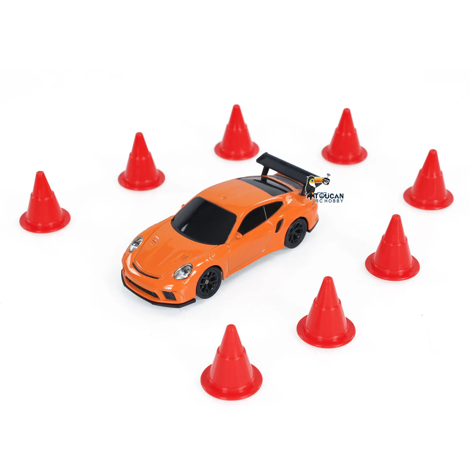 1/43 RC Speed Car RTR No Gyro 2.4G Four-wheel Drive Radio Control Racing Drifting Car Mini Gifts 4WD High Speed Model