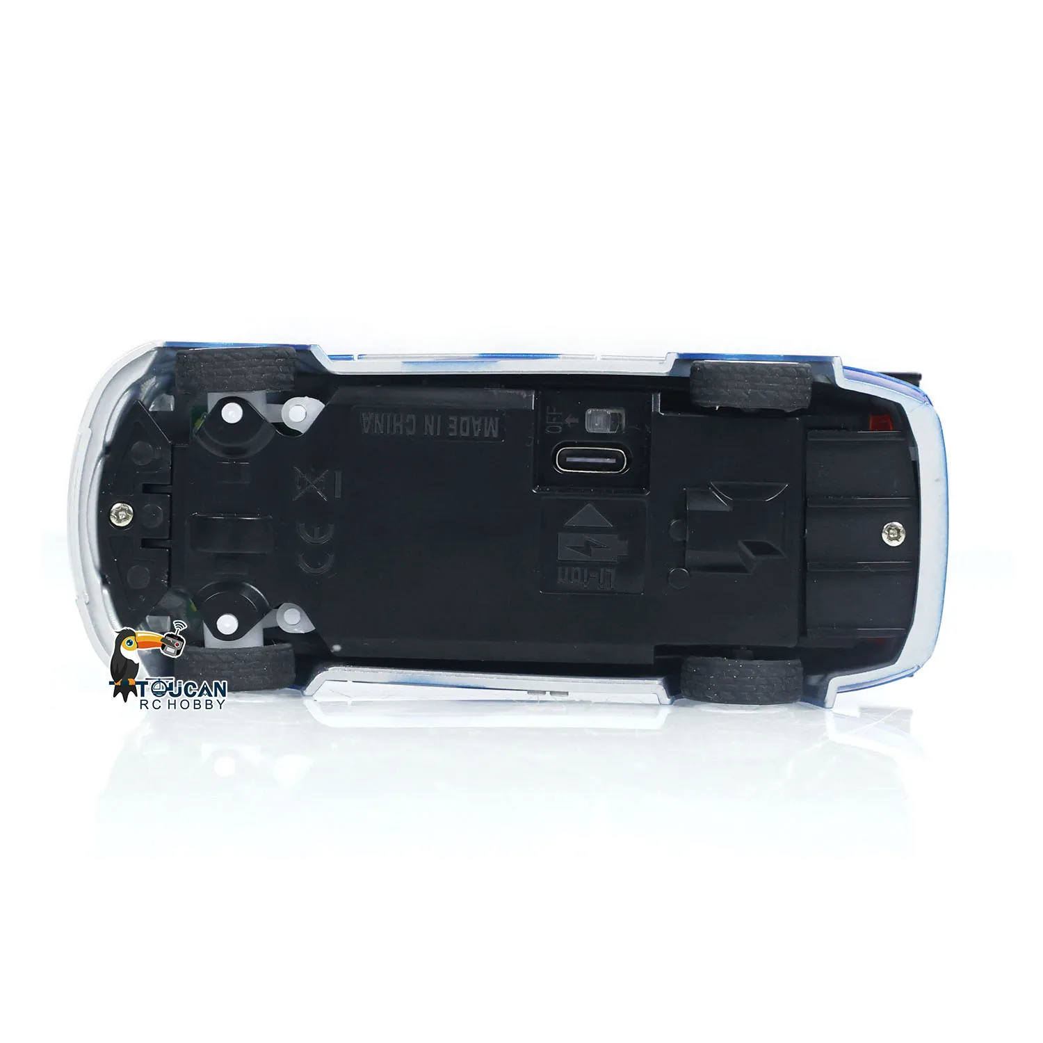 1/43 RC Speed Car RTR No Gyro 2.4G Four-wheel Drive Radio Control Racing Drifting Car Mini Gifts 4WD High Speed Model