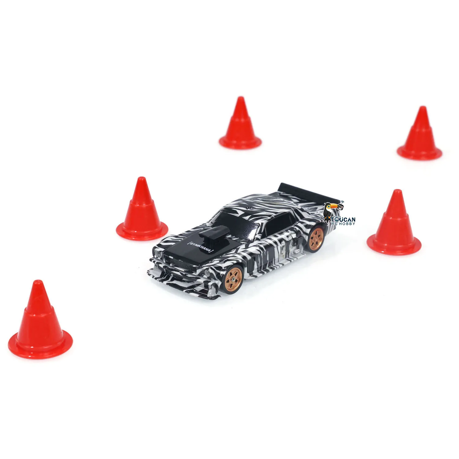 1/43 RC Speed Car RTR No Gyro 2.4G Four-wheel Drive Radio Control Racing Drifting Car Mini Gifts 4WD High Speed Model