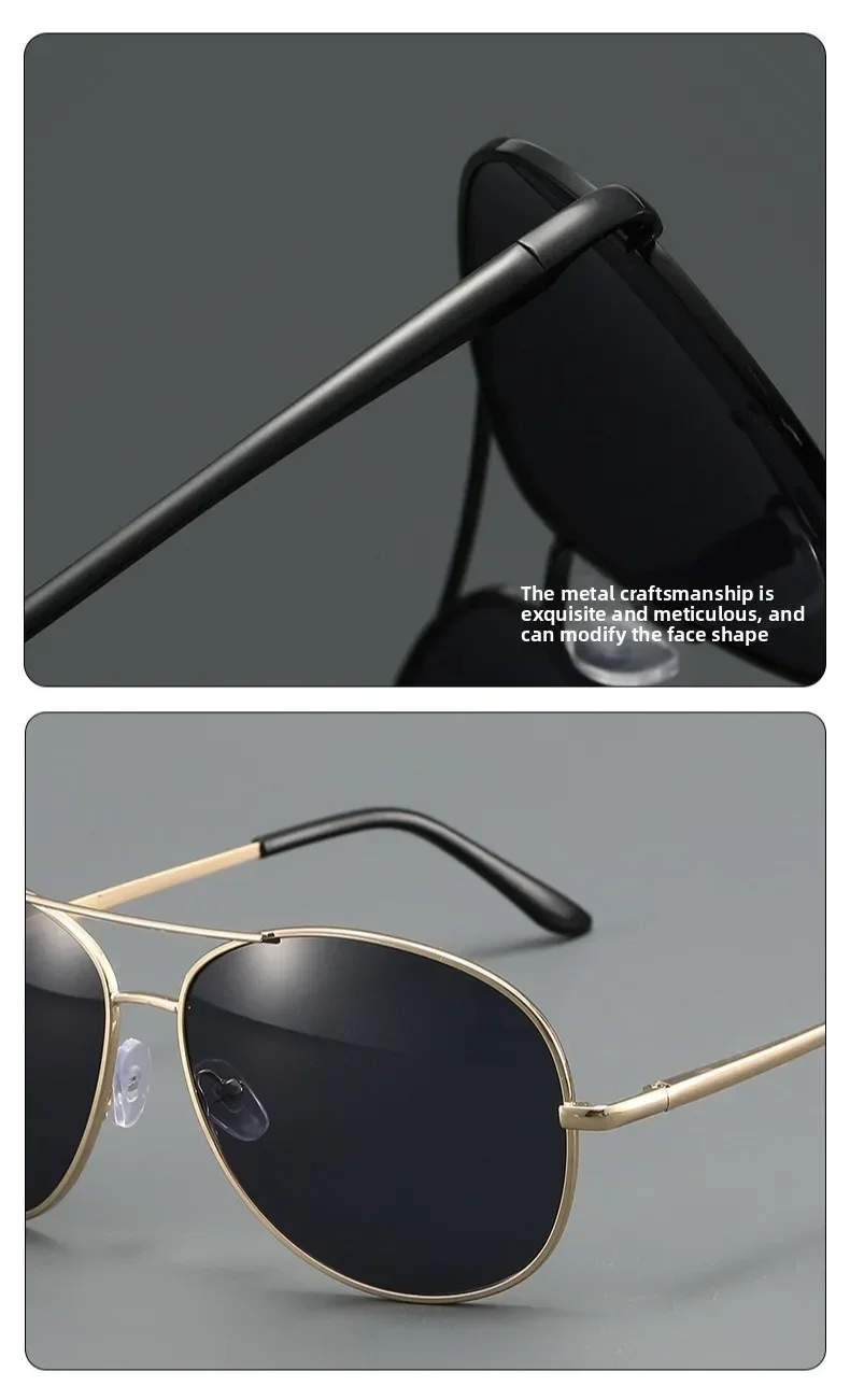 New Fashionable Aviator-Style Myopia Sunglasses Trendy Men's Driving Sun Glasses Street Style Shades Minus Diopter 0 To -4.0