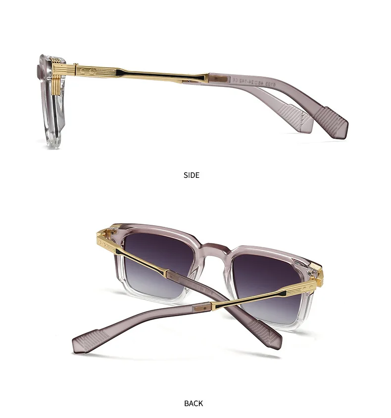 Classic Vintage Square Sunglasses Women For Men Male Sun Glasses Punk Popular Luxury Brand Designer Steampunk Driving Eyewear