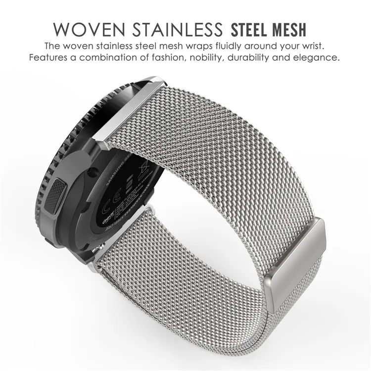 Milanese Loop Strap For Samsung Galaxy watch 7 5 pro 6 4 Classic 44mm /3/Active 2 20mm/22mm Bracelet Huawei gt 2/2e 3 pro 4 band