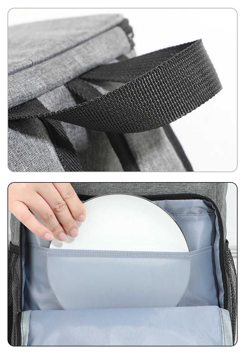 18L Portable Thermal Lunch Bag Food Box Durable Waterproof Cooler Ice Insulated Case Camping Dinner Storage Oxford Backpack
