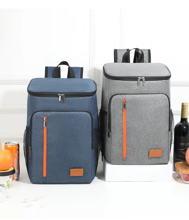 18L Portable Thermal Lunch Bag Food Box Durable Waterproof Cooler Ice Insulated Case Camping Dinner Storage Oxford Backpack